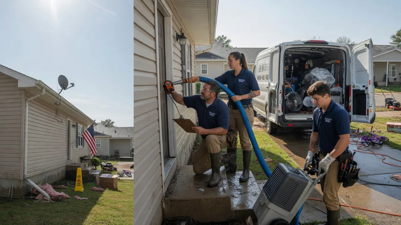 Ceiling Water Damage Restoration in Springville, IN near me